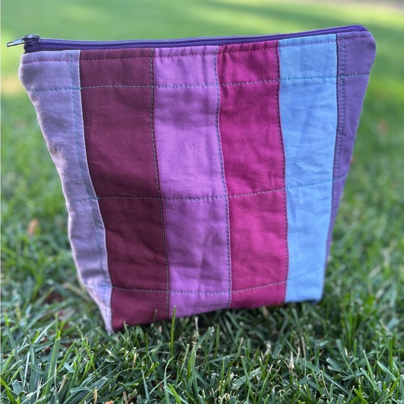 Handmade Colorful Patchwork Tote Bag - Picture 2 of 5